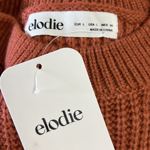 Elodie Crewneck Crop sweater - Picture 2 of 2
